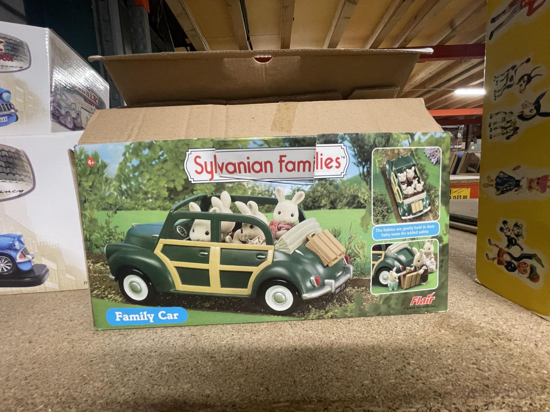 A SYLVANIAN FAMILIES FAMILY CAR, BOXED