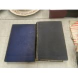 TWO ANTIQUARIAN CHARLES DICKEN NOVELS - 'DAVID COPPERFIELD' AND HARD TIMES AND PICTURES FROM ITALY'