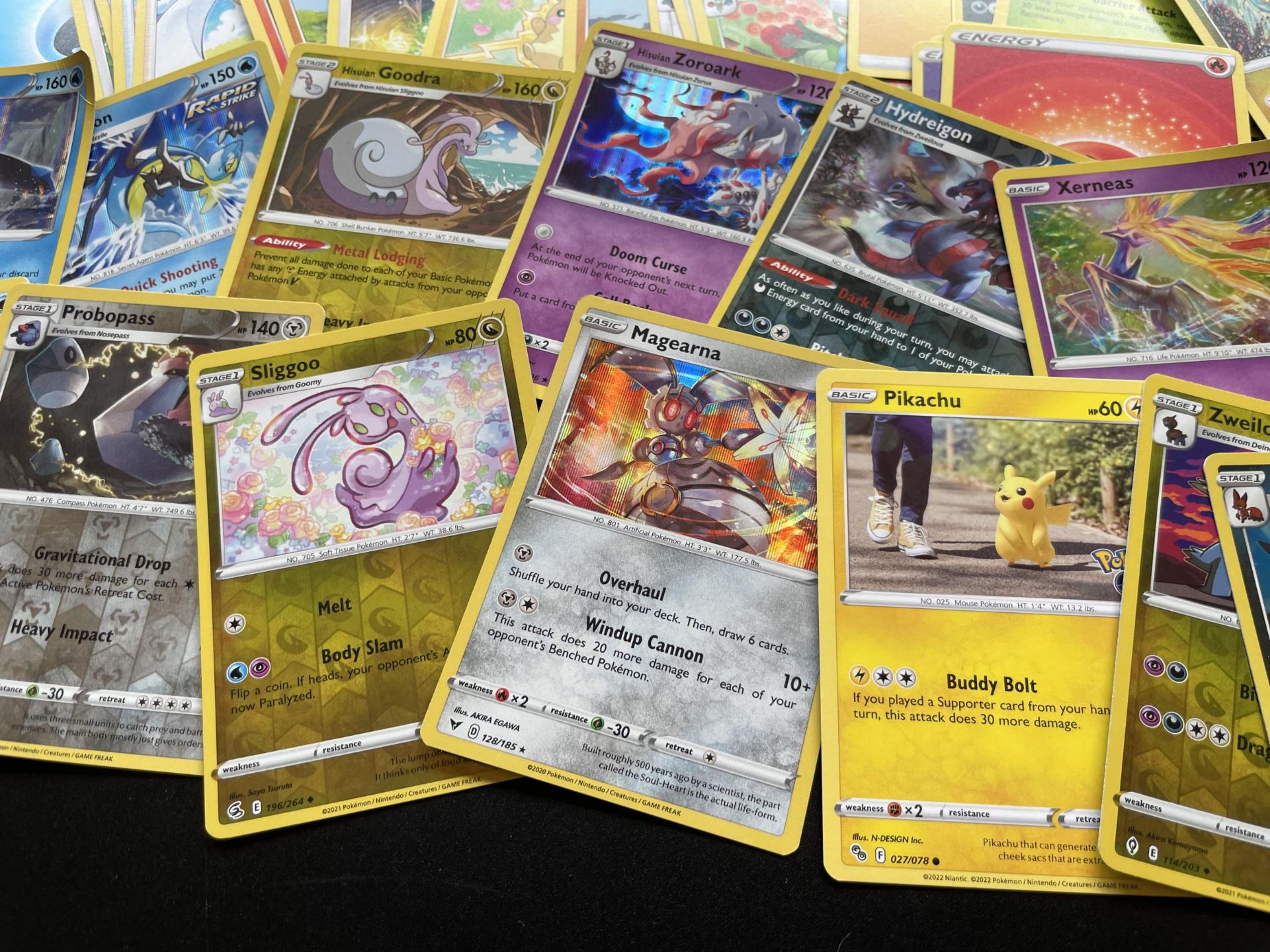 TWO TINS OF ASSORTED POKEMON CARDS, HOLOS ETC - Image 5 of 5