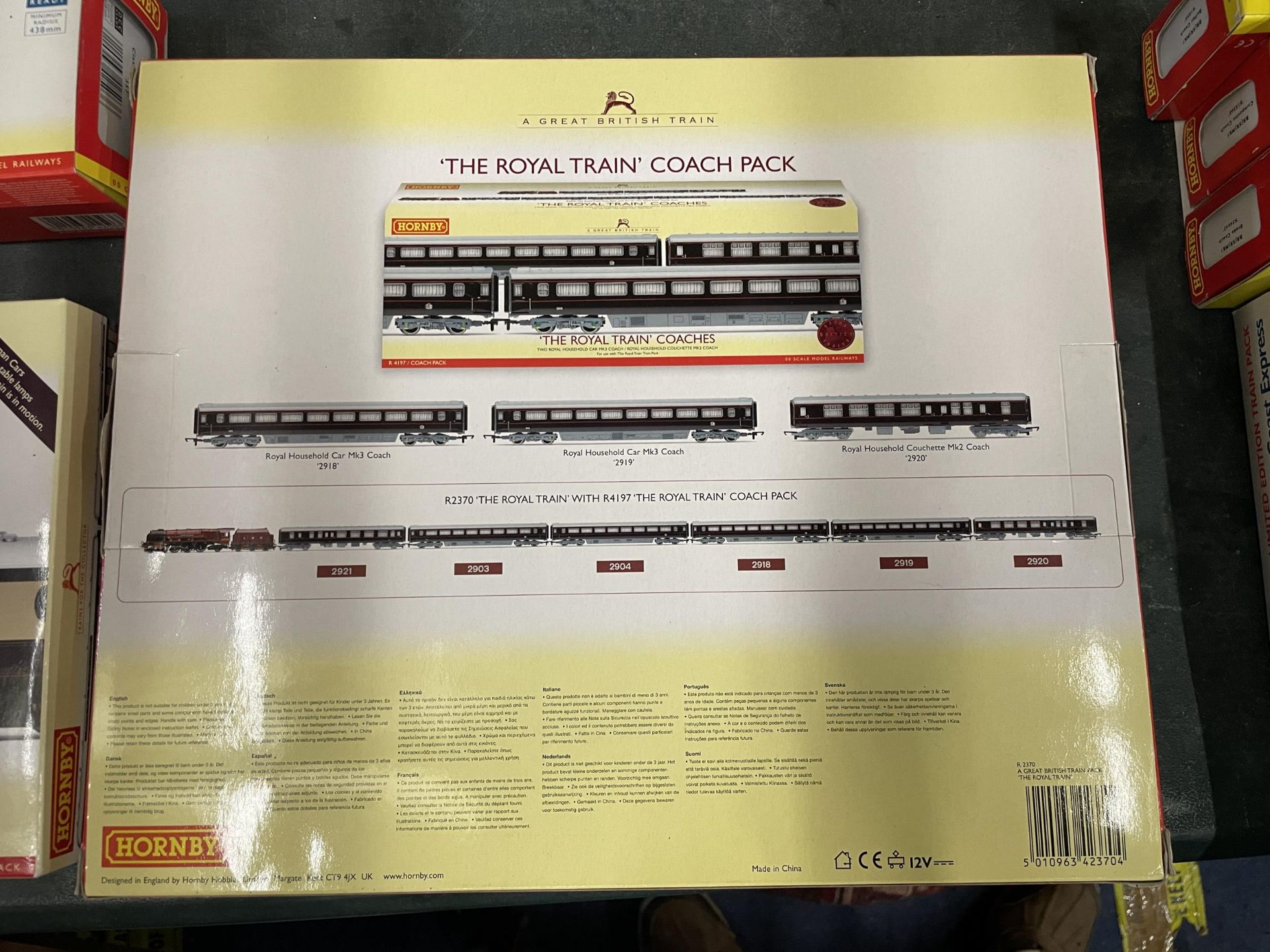 A HORNBY '00' GAUGE R2370 'THE ROYAL TRAIN' PACK - BOXED - Image 2 of 2