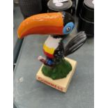 A CAST GUINNESS TOUCAN, HEIGHT 16.5CM