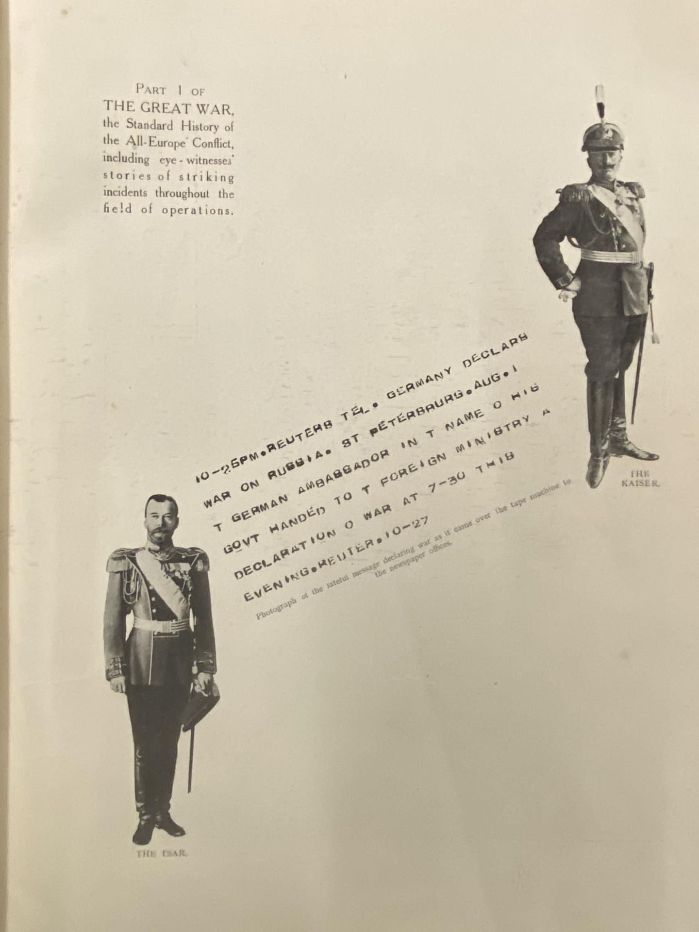 THREE HARDBACK 1915 VOLUMES OF 'THE GREAT WAR' - Image 4 of 5