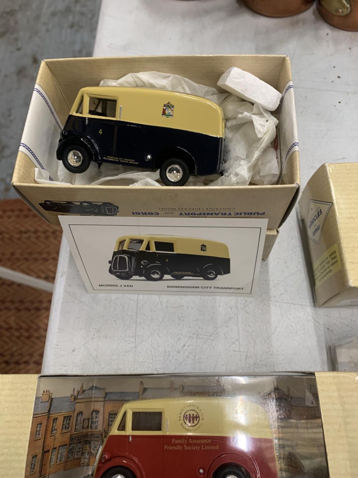 EIGHT BOXED CORGI MODELS OF MORRIS J VANS - Image 3 of 5