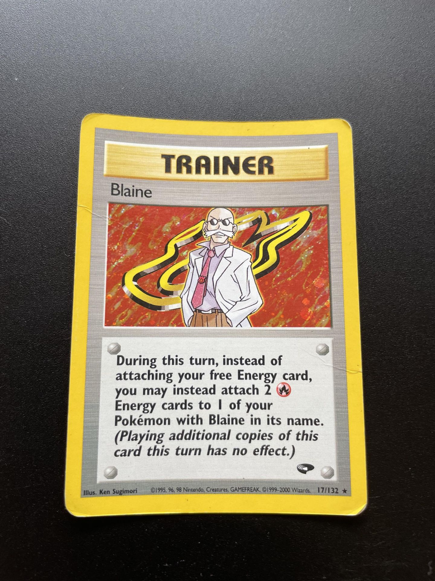 A COLLECTION OF 1999 WOTC POKEMON CARDS, FOSSIL SET, HOLO BLAINE GYM HEROES TRAINER ETC - Image 3 of 5