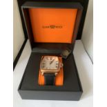AN AS NEW AND BOXED GLAM ROCK WRIST WATCH SEEN WORKING BUT NO WARRANTY