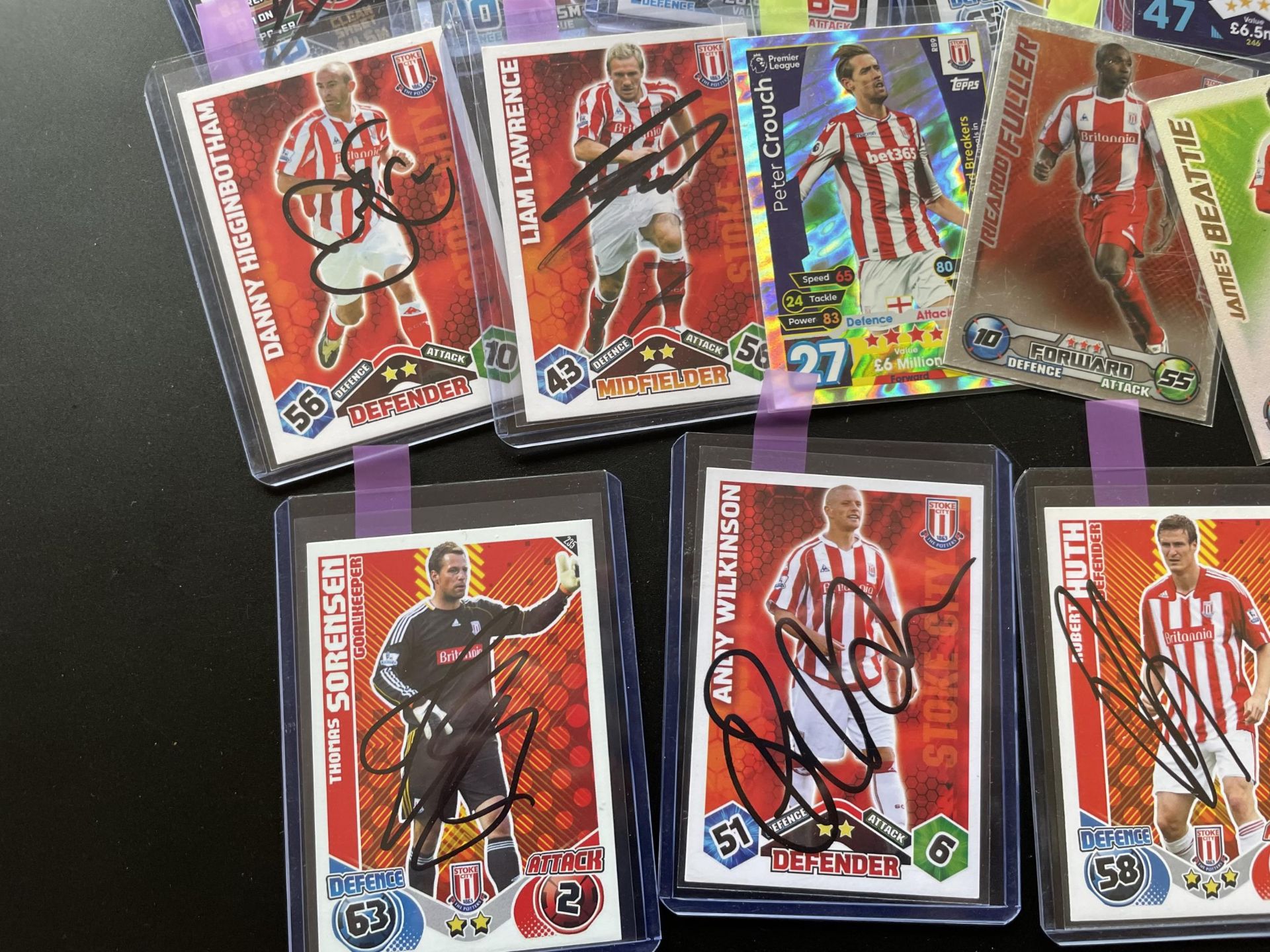 A COLLECTION OF SIGNED STOKE CITY F.C MATCH ATTAX CARDS - Image 3 of 5