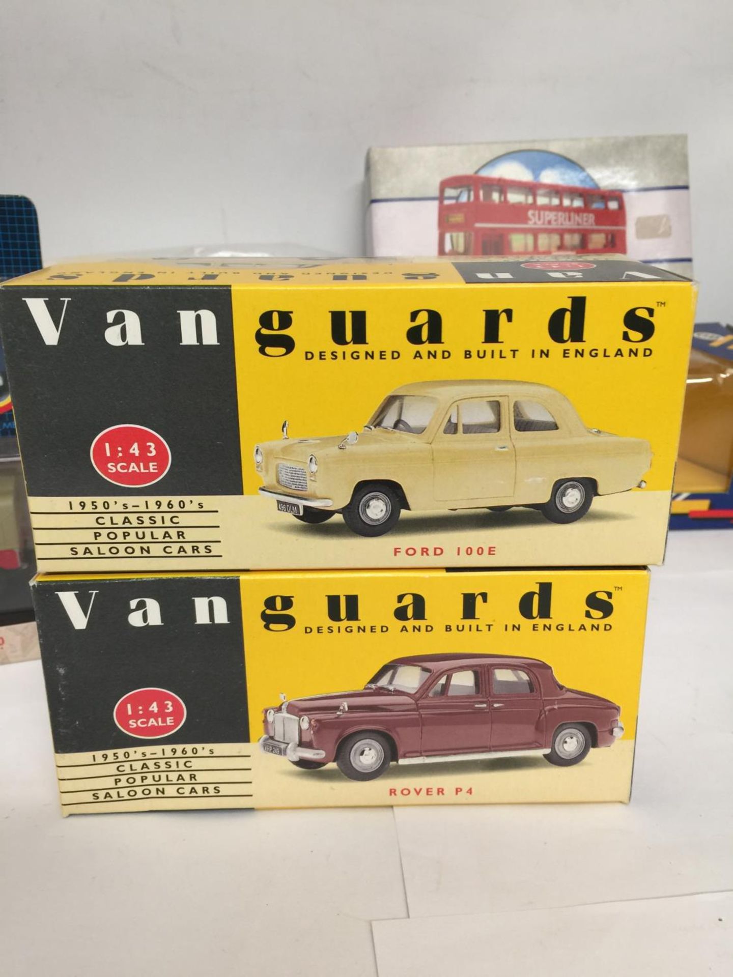 TEN BOXED DIE-CAST VEHICLES TO INCLUDE VANGUARDS ROVER P4 AND FORD 100E, CORGI FORD ESCORT POLICE - Image 3 of 6