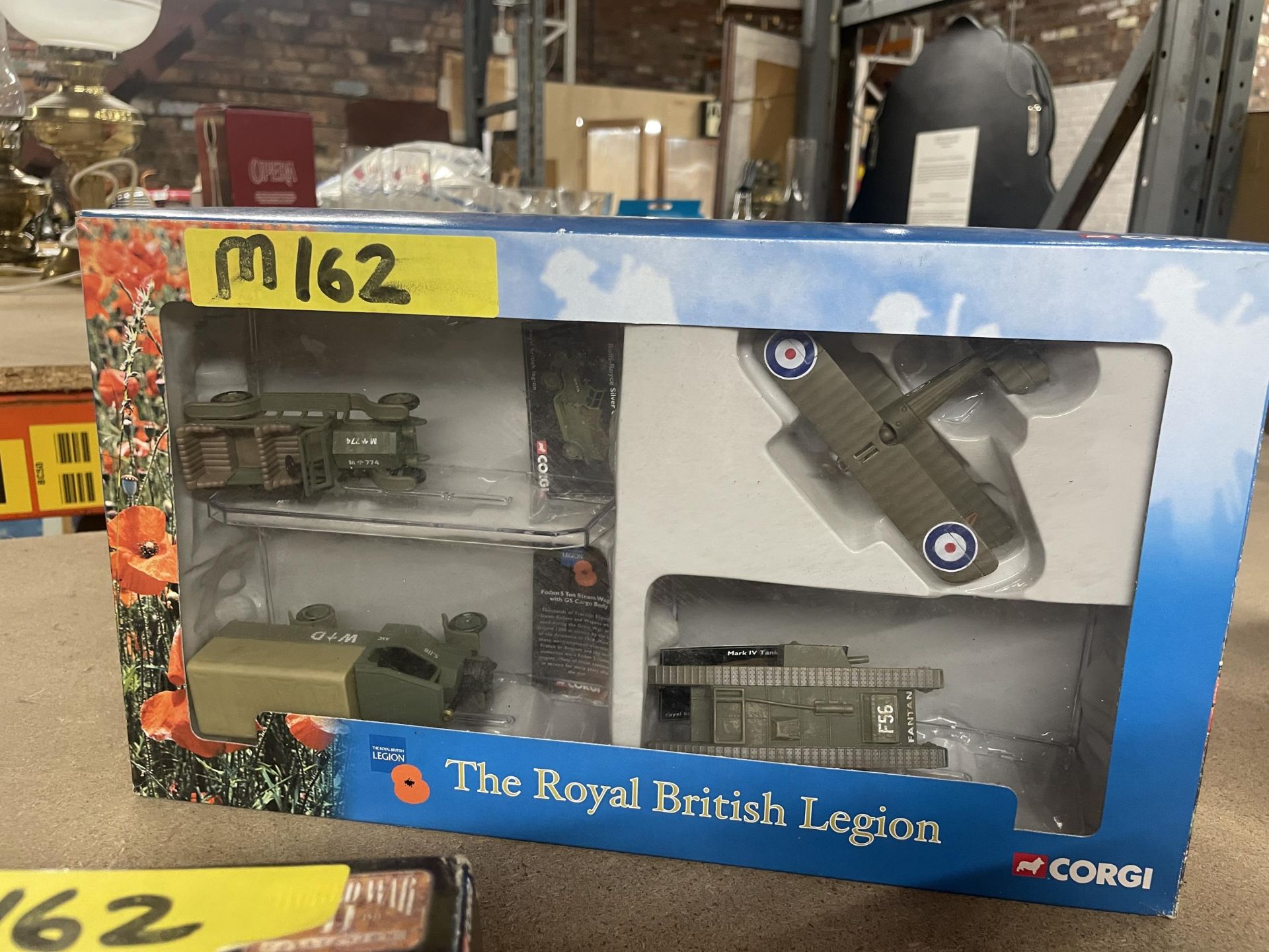 FOUR CORGI WORLD WAR 11 TANKS, BOXED PLUS A CORGI ROYAL BRITISH LEGION BOXED SET OF FOUR WAR - Image 3 of 3