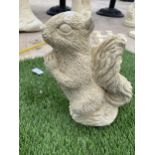 AN AS NEW EX DISPLAY CONCRETE 'NUTTY' SQUIRREL FIGURE *PLEASE NOTE VAT TO BE PAID ON THIS ITEM*