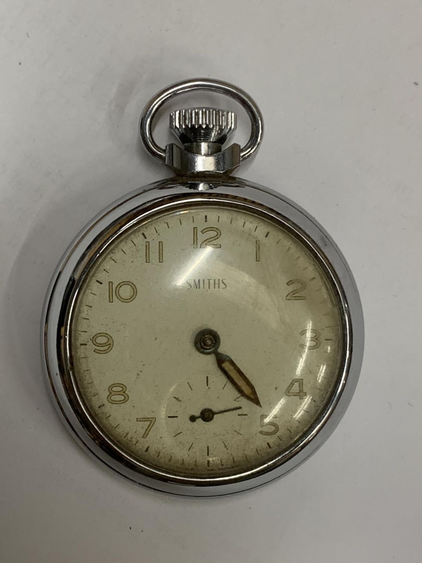A SMITHS POCKET WATCH WITH SUB DIAL (A/F)