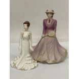 TWO COALPORT FIGURINES "CRYSTAL" AND "BEAU MONDE ON COURT"