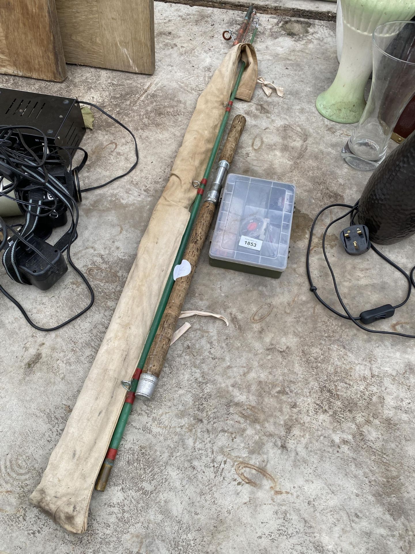 A FISHING ROD AND ACCESSORIES