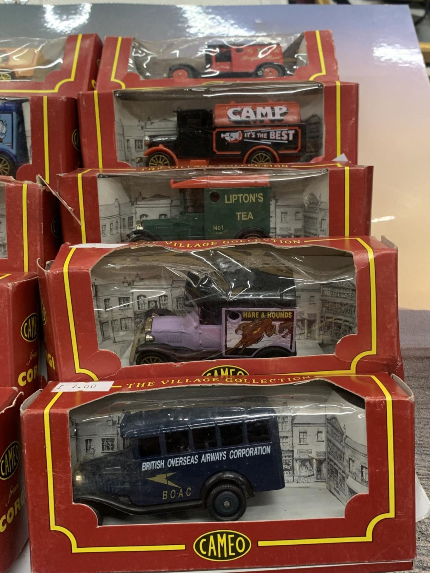 TEN BOXED CAMEO FROM CORGI MODEL VANS - Image 2 of 3