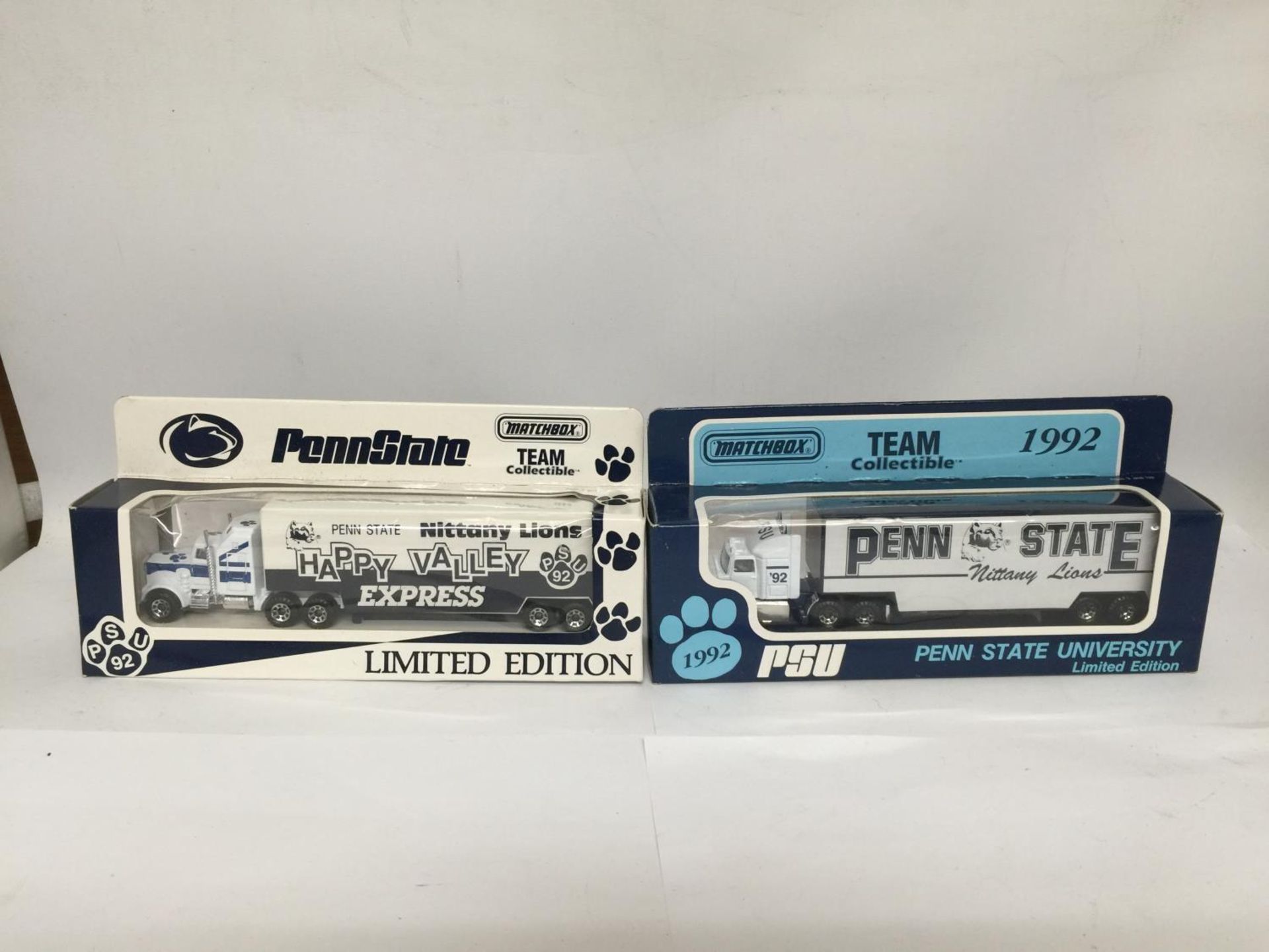 TWO BOXED MATCHBOX CONVOY TRUCKS - 1992 LIMITED EDITION