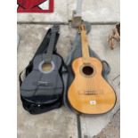 TWO ACOUSTIC GUITARS