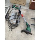 A MIG WELDER AND A BATTERY GRASS STRIMMER