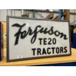A FERGUSON TE20 TRACTORS ILLUMINATED BOX SIGN