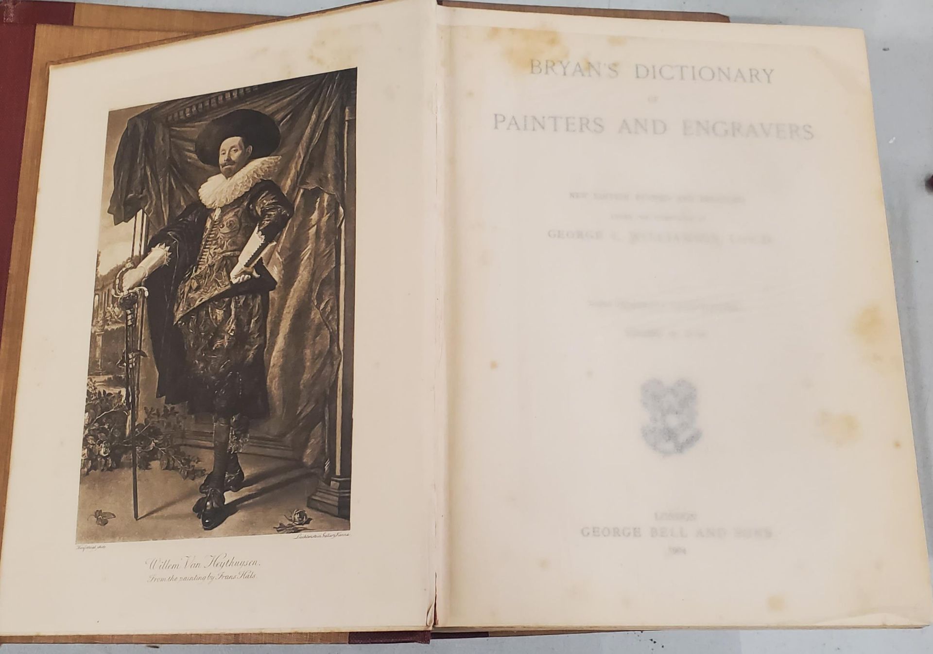 FIVE VOLUMES, 'BRYAN'S DICTIONARY OF PAINTERS AND ENGRAVERS' 1903 - Bild 2 aus 4