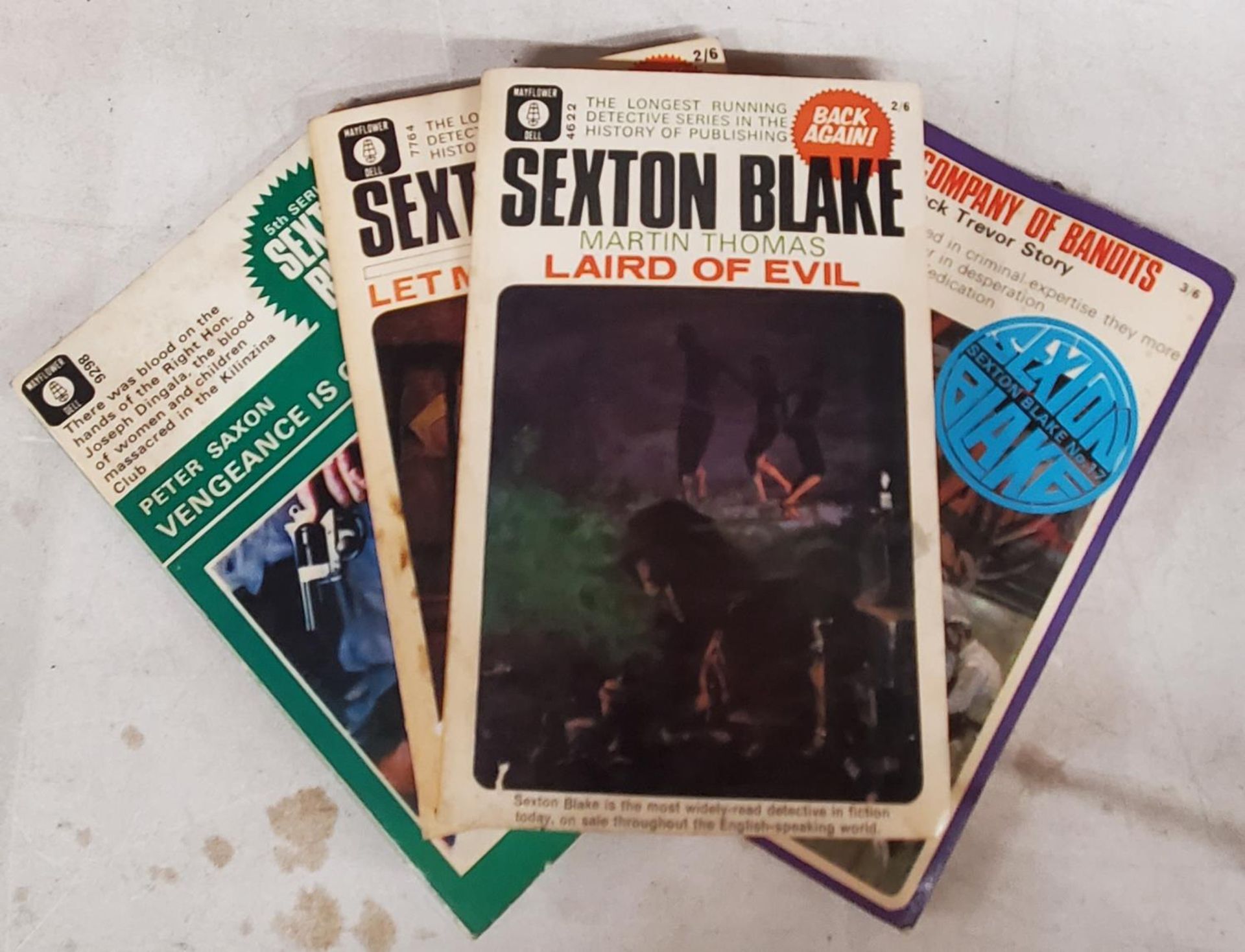 FOUR 1960'S COPIES OF 'SEXTON BLAKE' NOVELS BY DESMOND REID