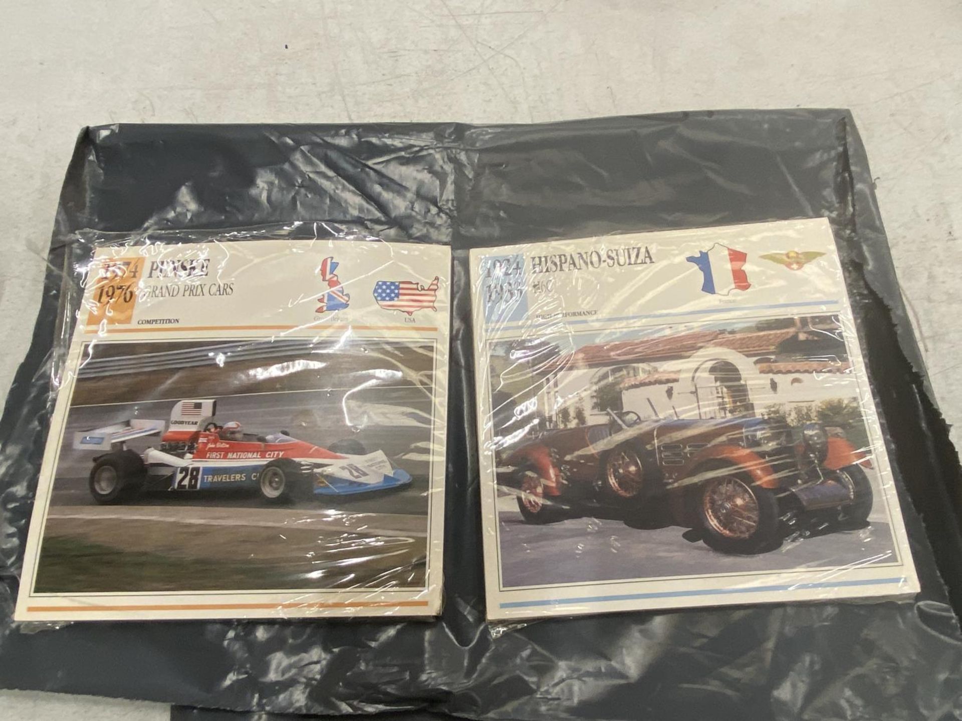 TWO PACKETS OF CLASSIC CARS CARDS