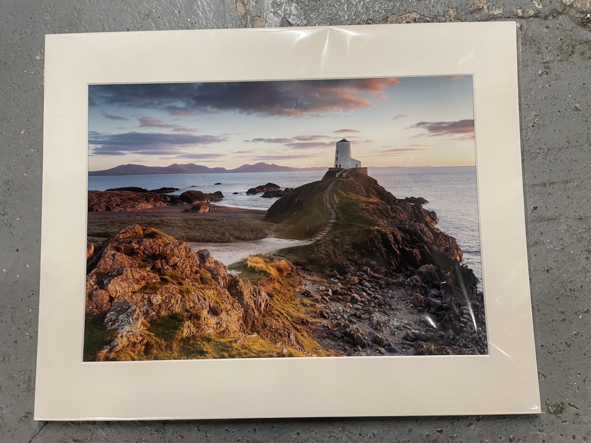 AN ORIGINAL JAKE STEPHEN PHOTOGRAPH TITLED 'THE SCOTTISH LIGHTHOUSE' 51CM X 40CM