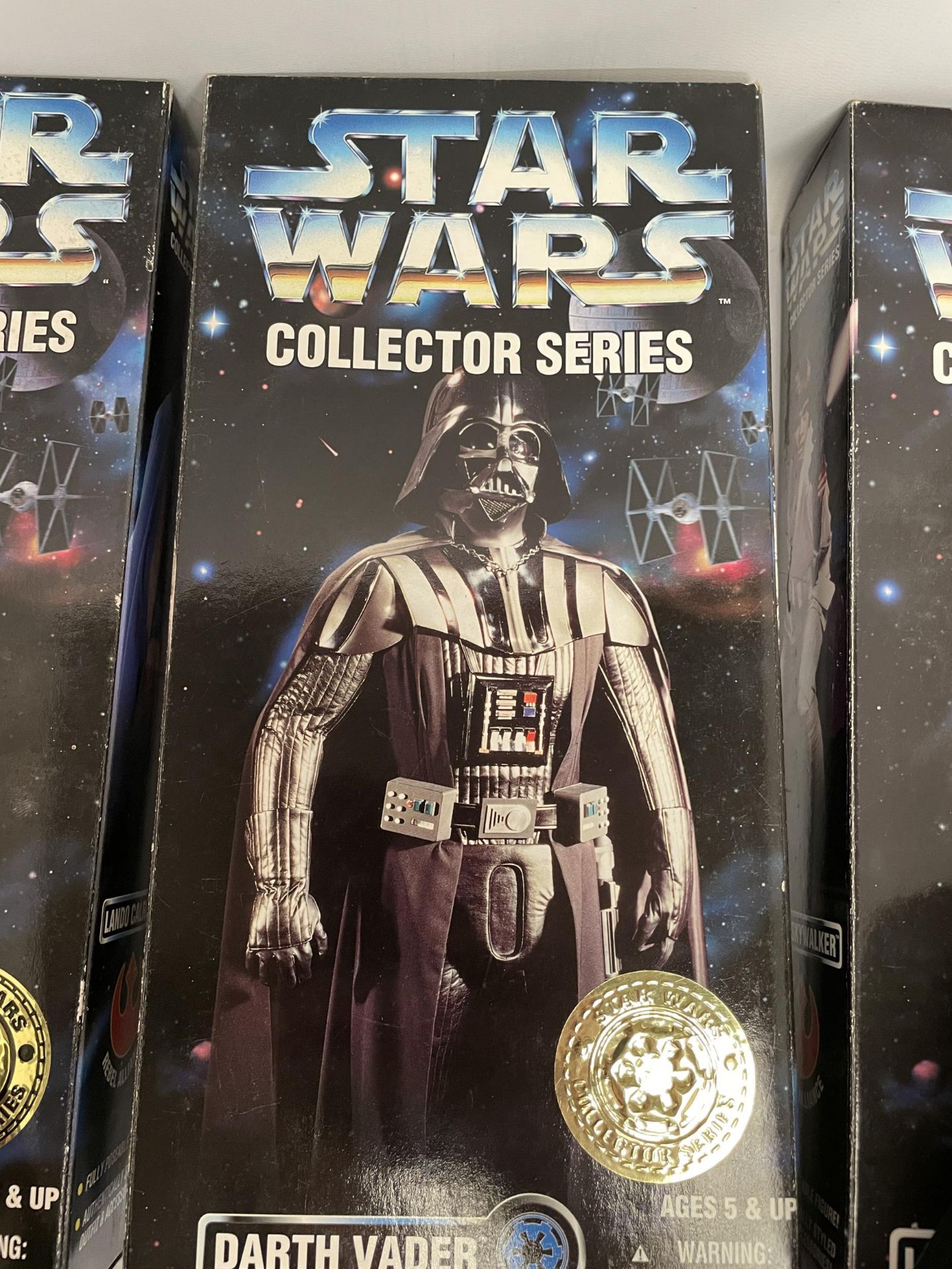 FIVE BOXED KENNER STAR WARS COLLECTOR'S SERIES FIGURES TO INCLUDE DARTH VADER, HAN SOLO, LANDA - Image 2 of 2