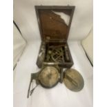 A VINTAGE BOXED TROUGHTON & SIMMS, LONDON, TRANSPORT THEODOLITE COMPASS