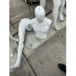 A MALE MANNEQUIN WUITH STAND FOR SPARES
