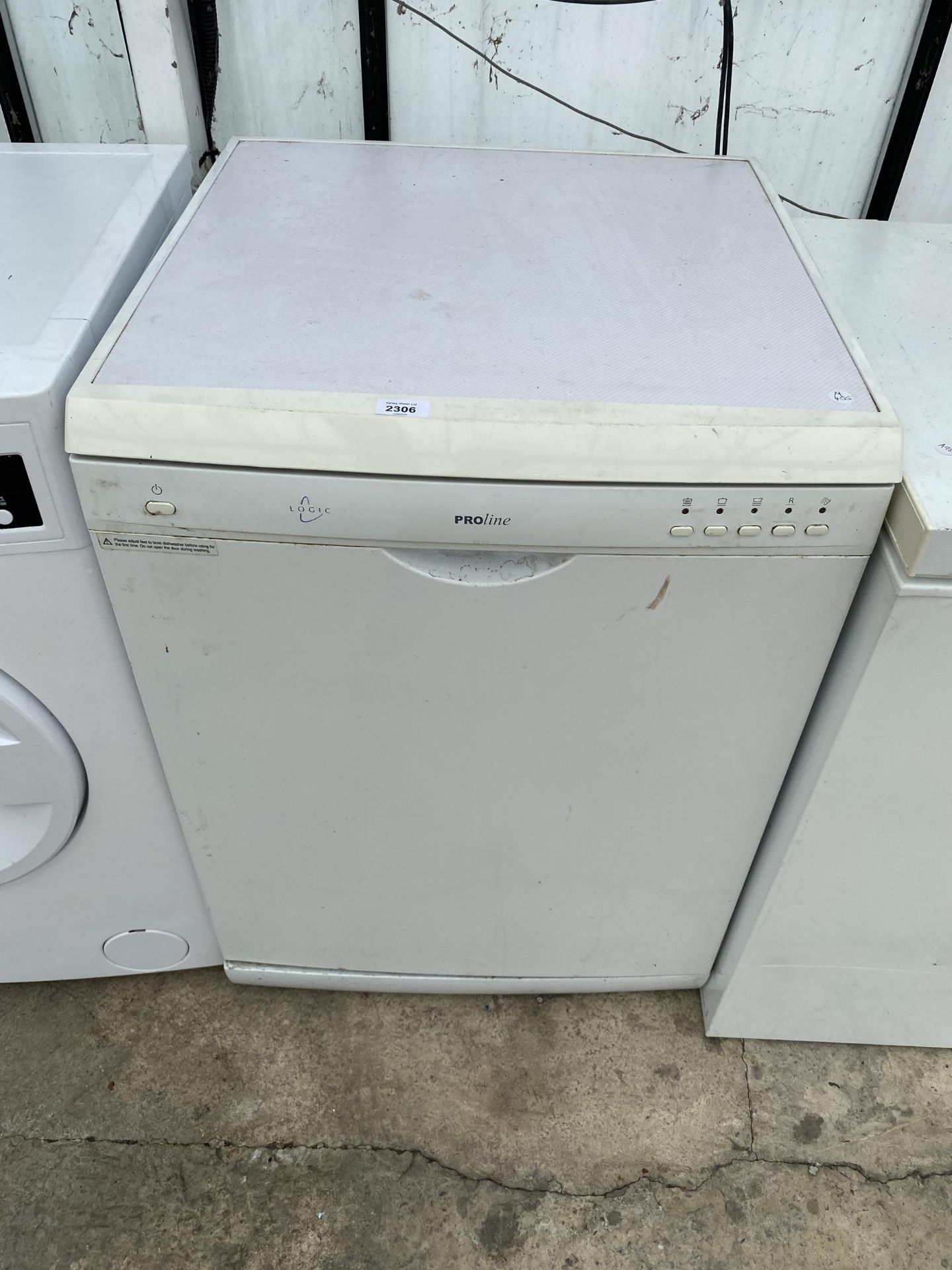 A WHITE PROLINE DISH WASHER