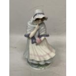 A BOXED ROYAL WORCESTER LIMITED EDITION FIGURE 'A POSY FOR MOTHER'