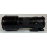 A VINTAGE SIGMA APO MULTI COATED 400MM CAMERA LENS