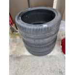 TWO PART WORN PIRELLI 295/30 ZR19 LOW PROFILE TYRES