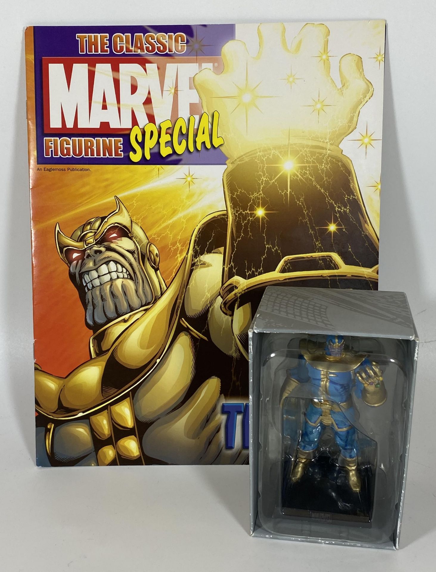 A MARVEL CLASSIC LEAD SPECIAL COLLECTORS FIGURE - THANOS WITH MAGAZINE