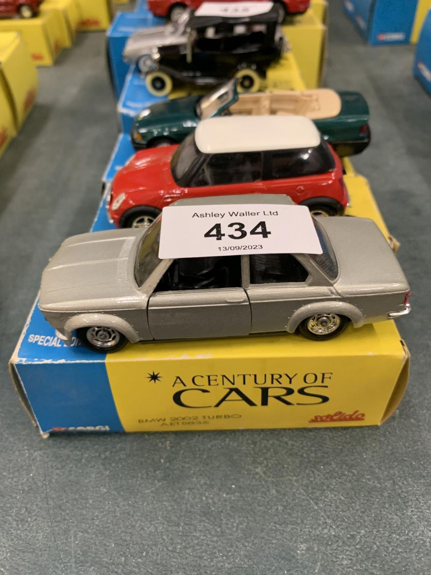THREE BOXED CORGI 'A CENTURY OF CARS' TO INCLUDE A BMW 3 SERIES, A BMW 2002 TURBO AND A MINI - Image 3 of 3