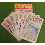 A COLLECTION OF 1990'S 'RAILWAY EXPRESS' MAGAZINES