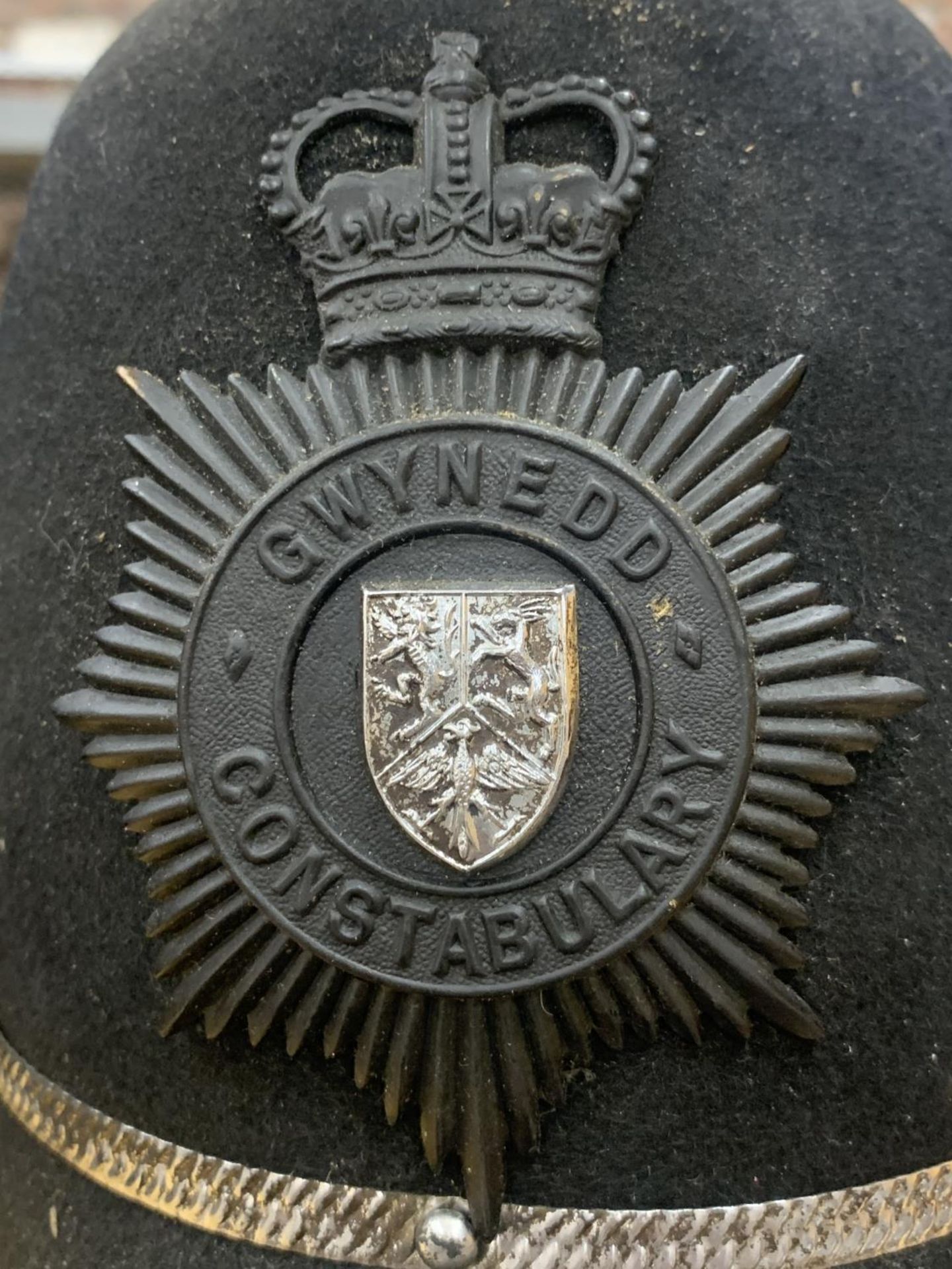 A GROUP OF THREE POLICEMAN HATS, GREATER MANCHESTER ETC - Image 3 of 4