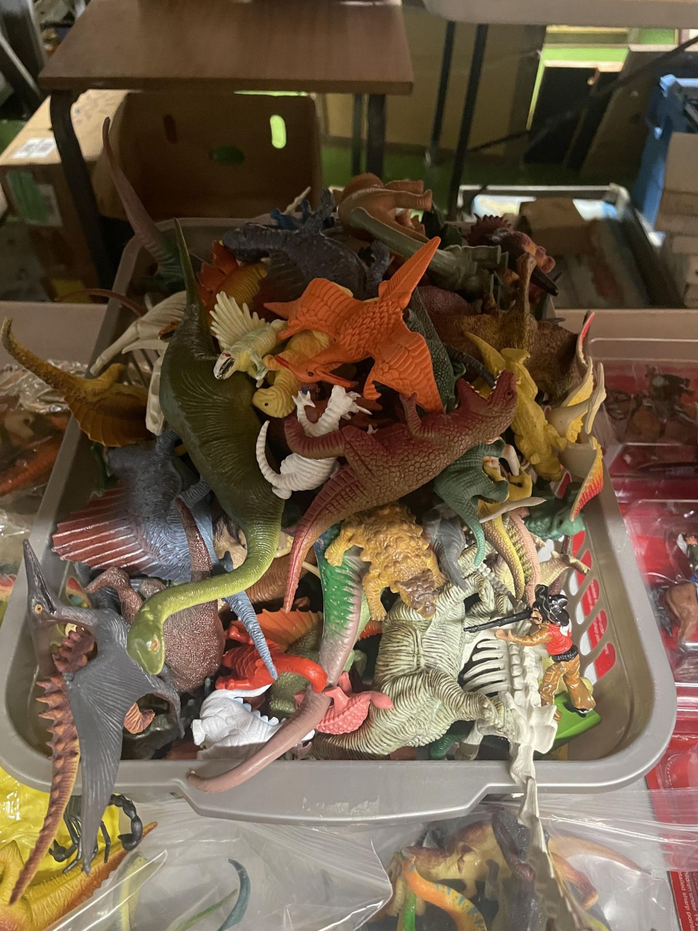 A LARGE QUANTITY OF PLASTIC DINOSAURS - Image 2 of 2