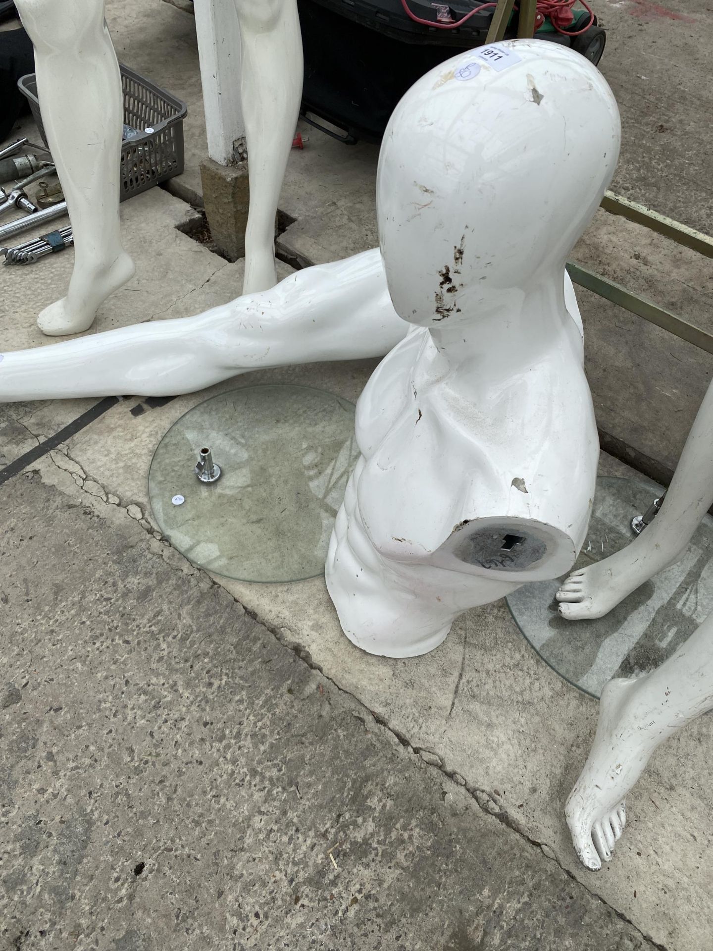 A MALE MANNEQUIN WUITH STAND FOR SPARES - Image 2 of 2