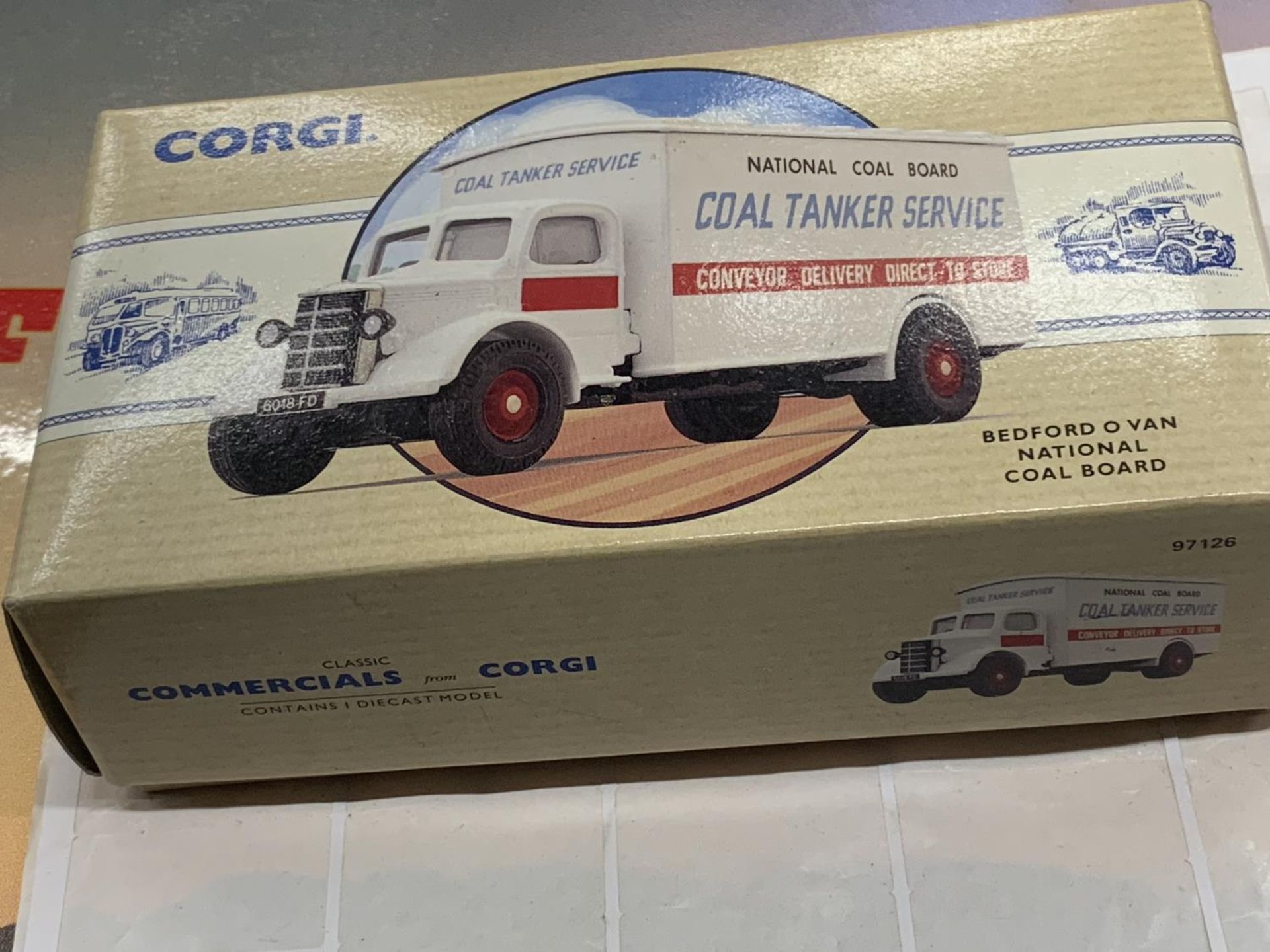 A BOXED CORGI BEDFORD VAN - NATIONAL COAL BOARD 97126