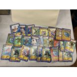 A GROUP OF RETRO DIGIMON CARDS