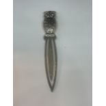 A MARKED 925 SILVER OWL BOOKMARK