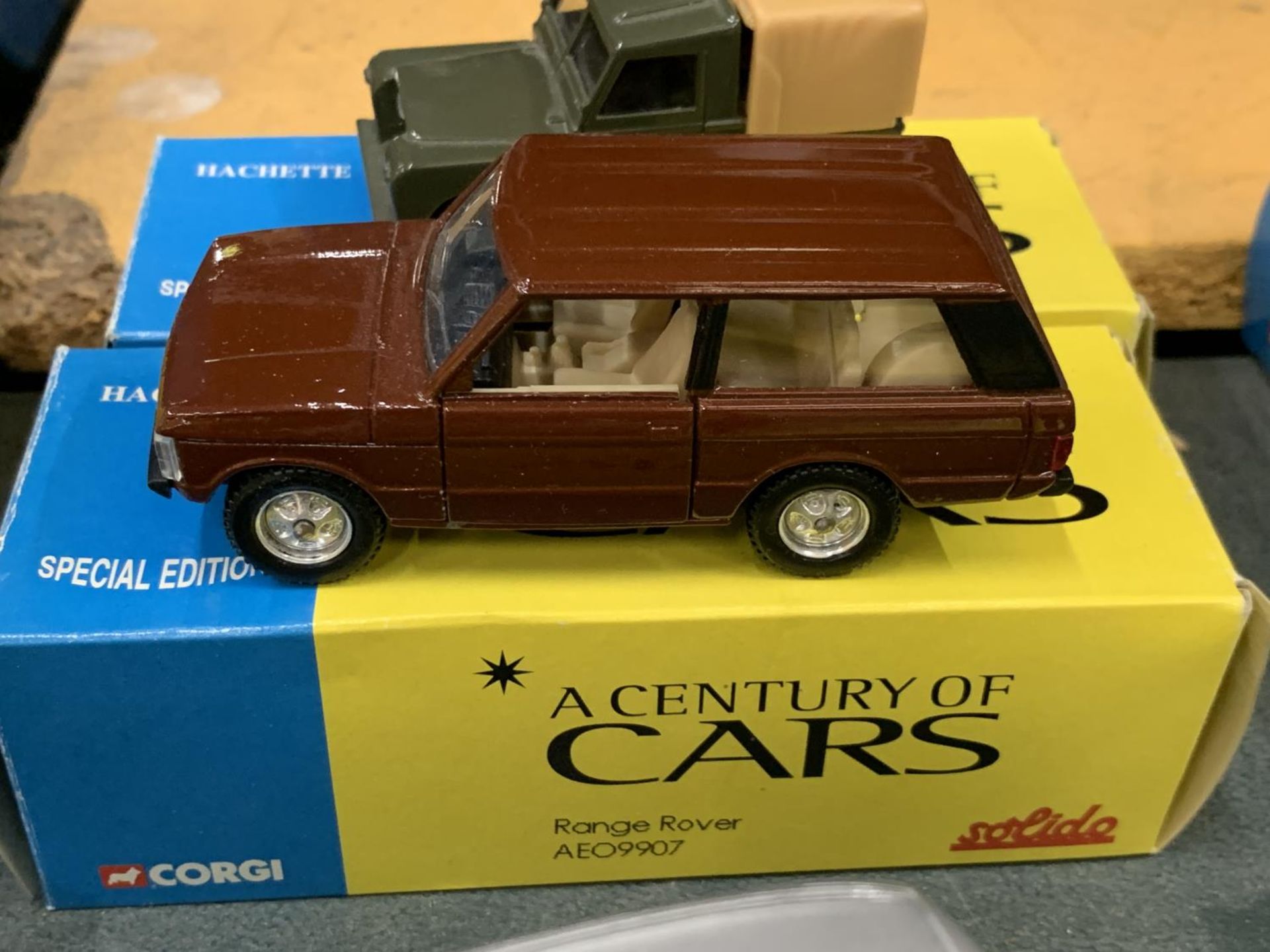 TWO BOXED CORGI 'A CENTURY OF CARS' TO INCLUDE A LANDROVER ADD7088 AND A RANGE ROVER AE09907 - Image 3 of 3