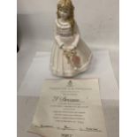 A ROYAL WORCESTER 'I DREAM' LIMITED EDITION FIGURE WITH CERTIFICATE