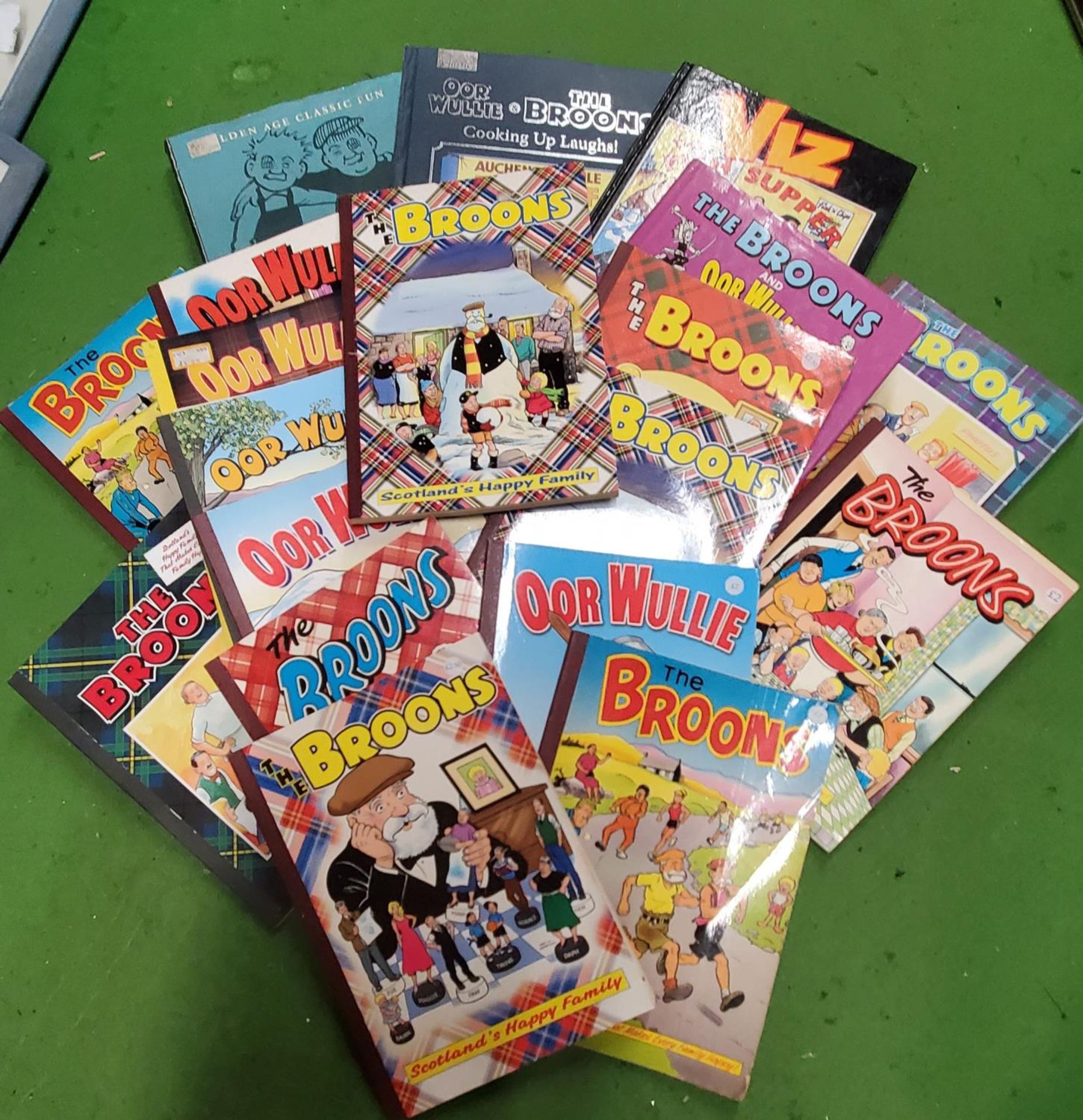 A COLLECTION OF 'THE BROONS', 'OOR WULLIE' AND VIZ