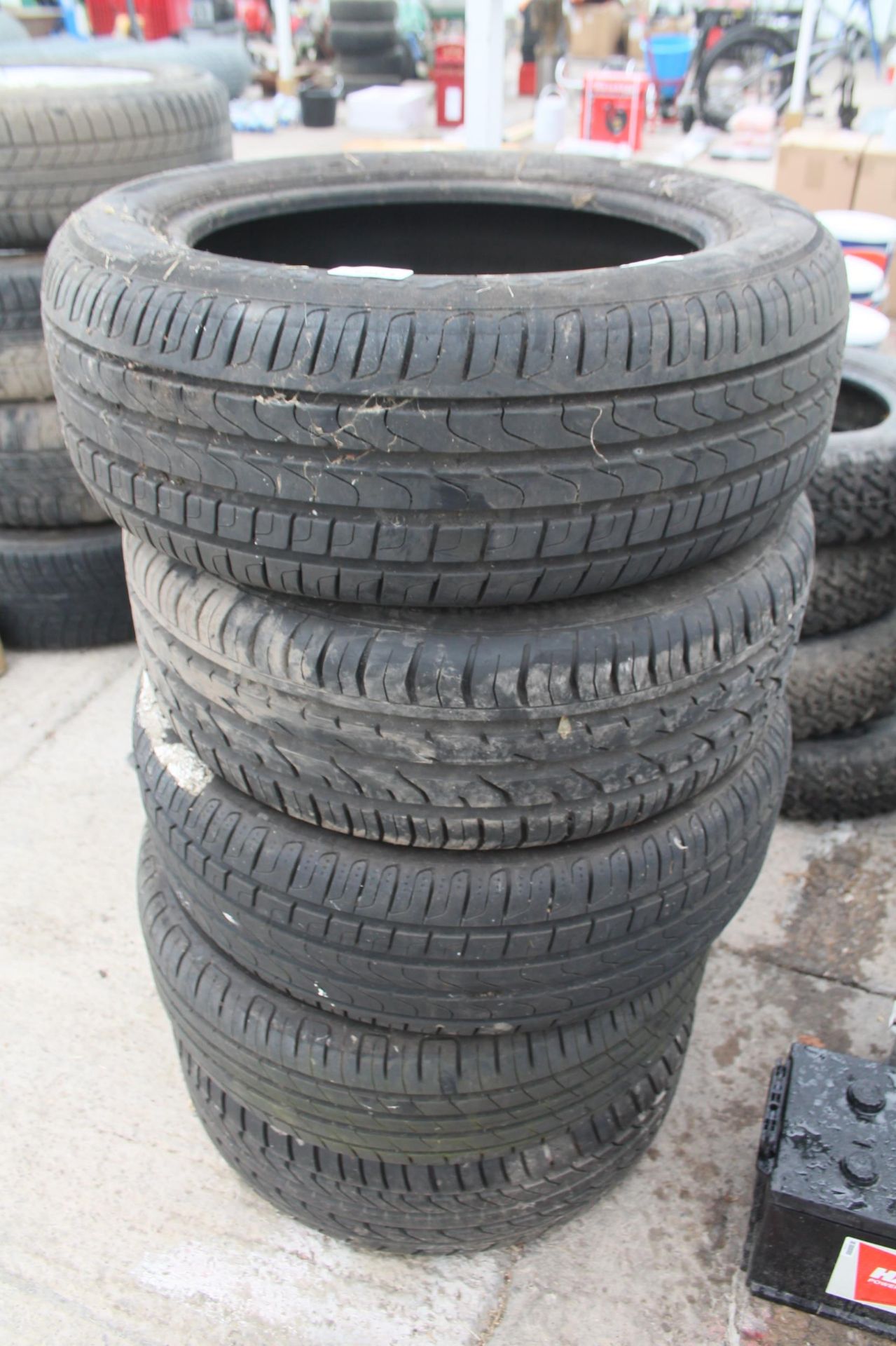 5 ODD TYRES NO VAT