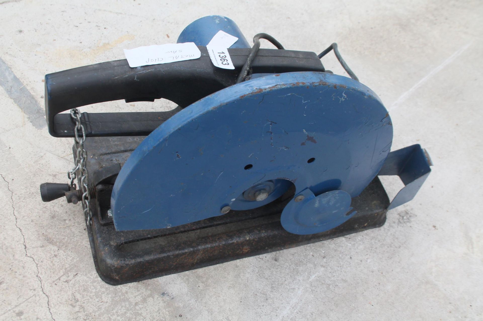 METAL CHOP SAW NO VAT