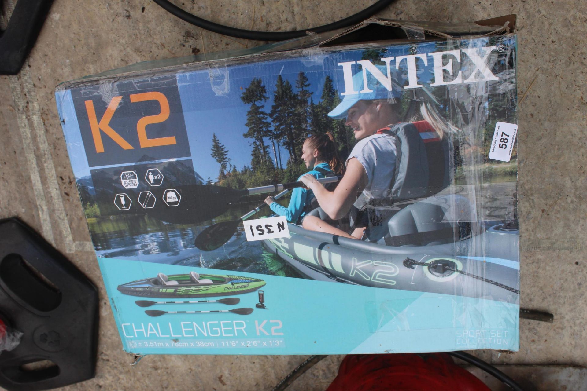 2 PERSON INFLATABLE KAYAK + VAT