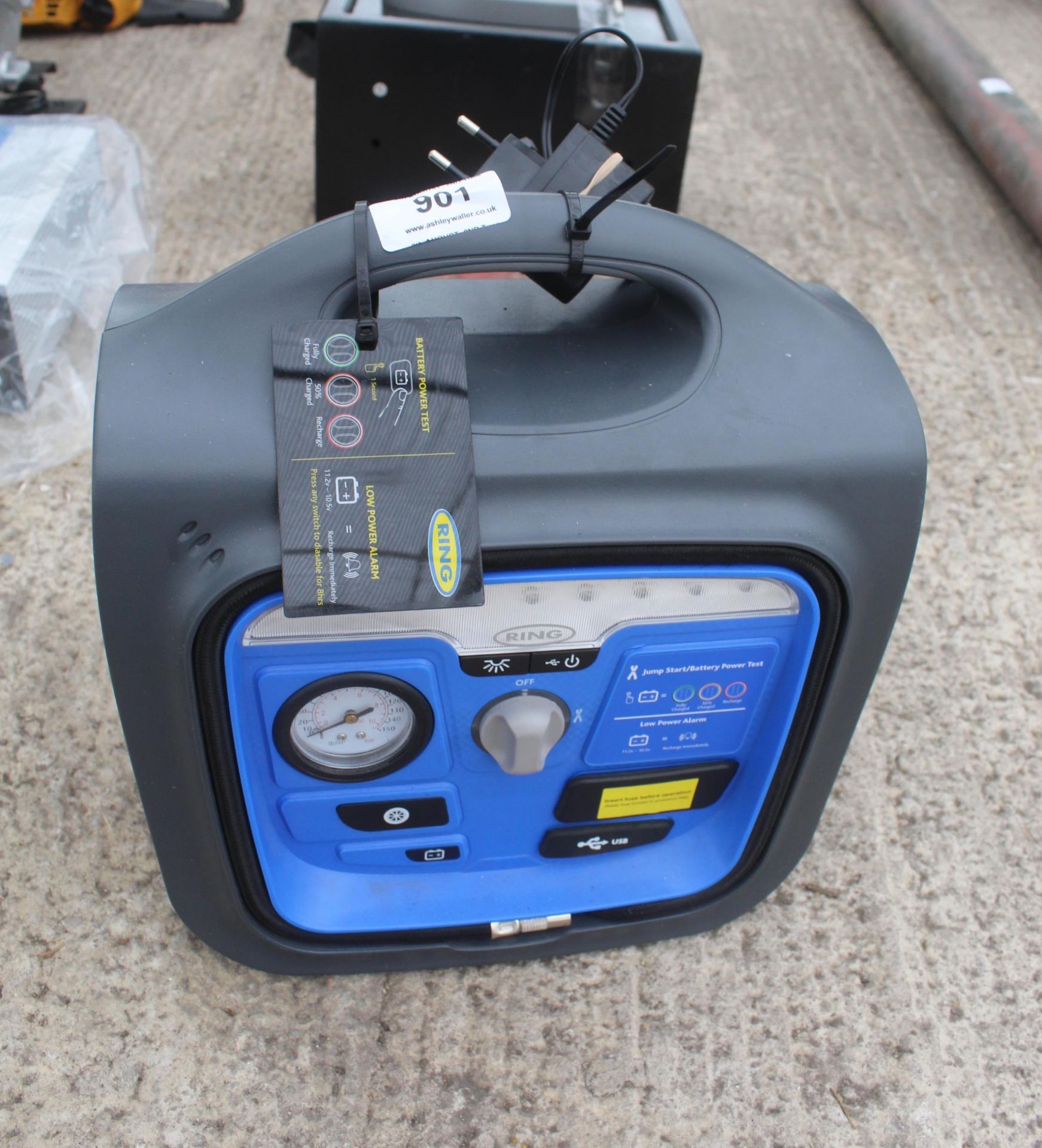 RING JUMP START AND TYRE INFLATOR NO VAT