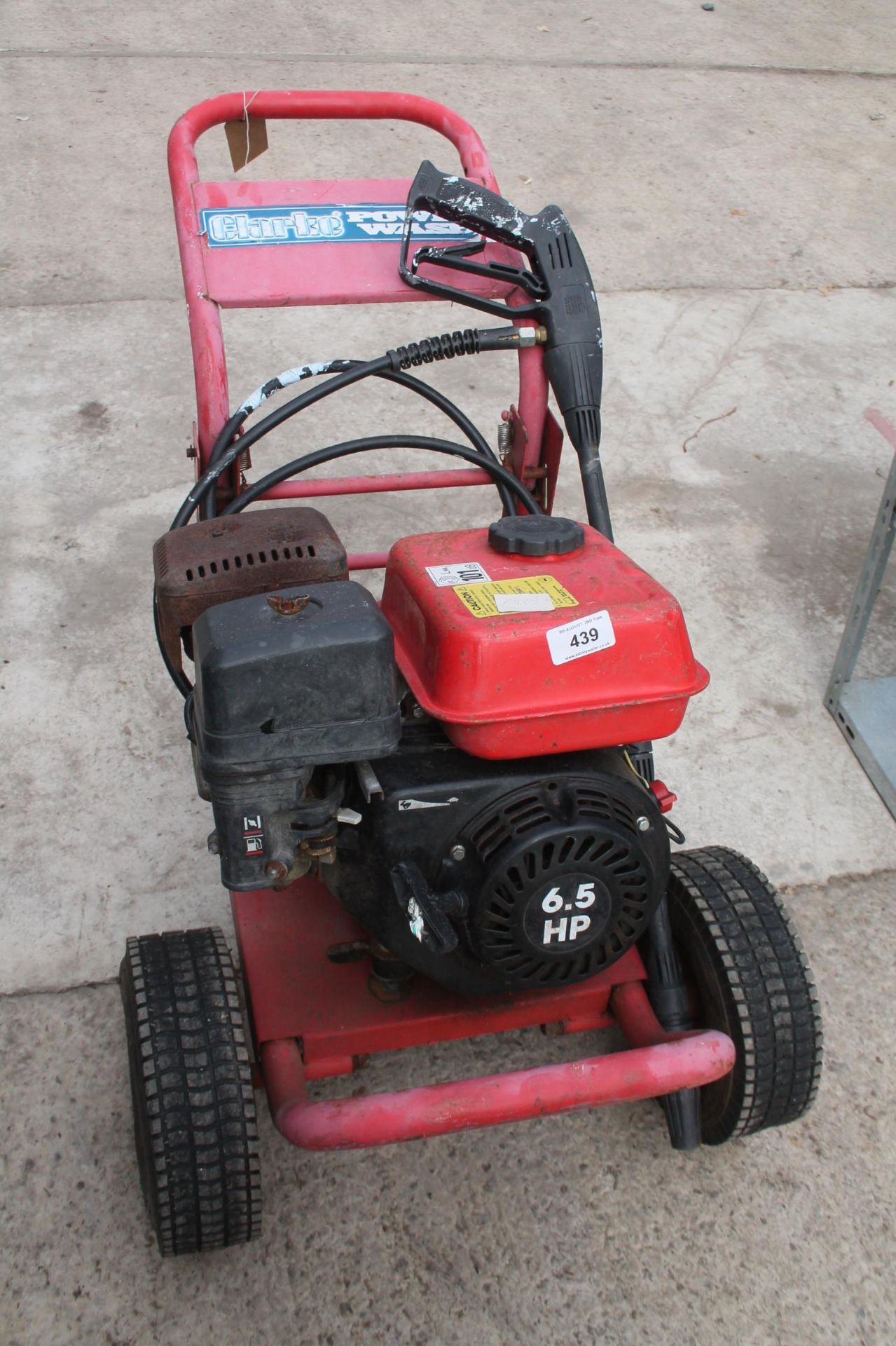 PETROL CLARKE PRESSURE WASHER NO VAT