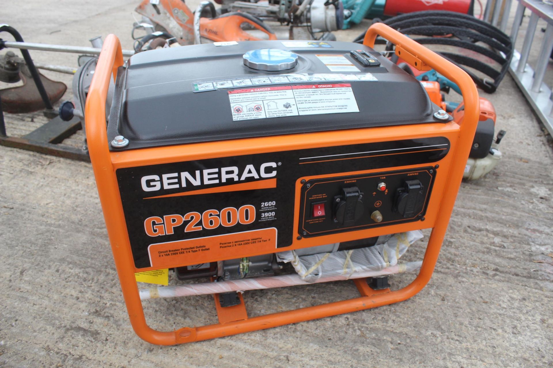 GENERAC GENERATOR GP2600 NO VAT